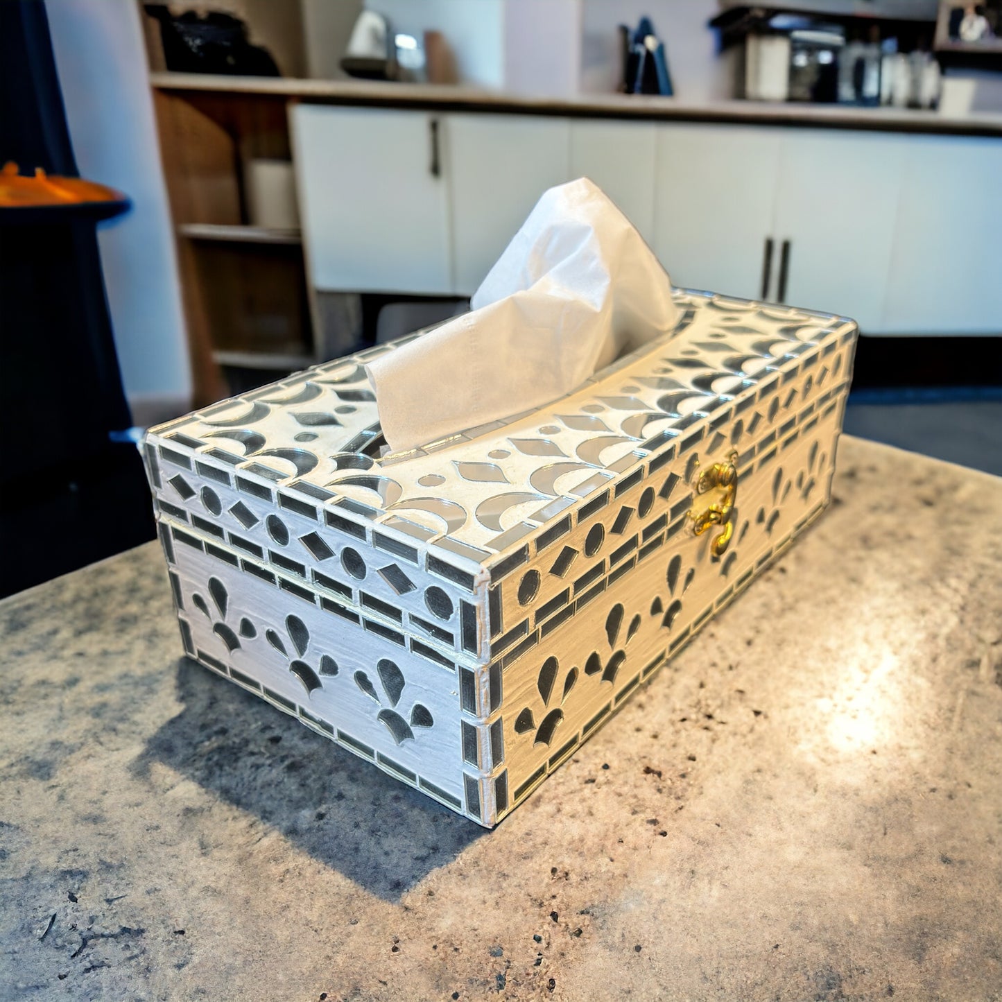 Tissue paper box white