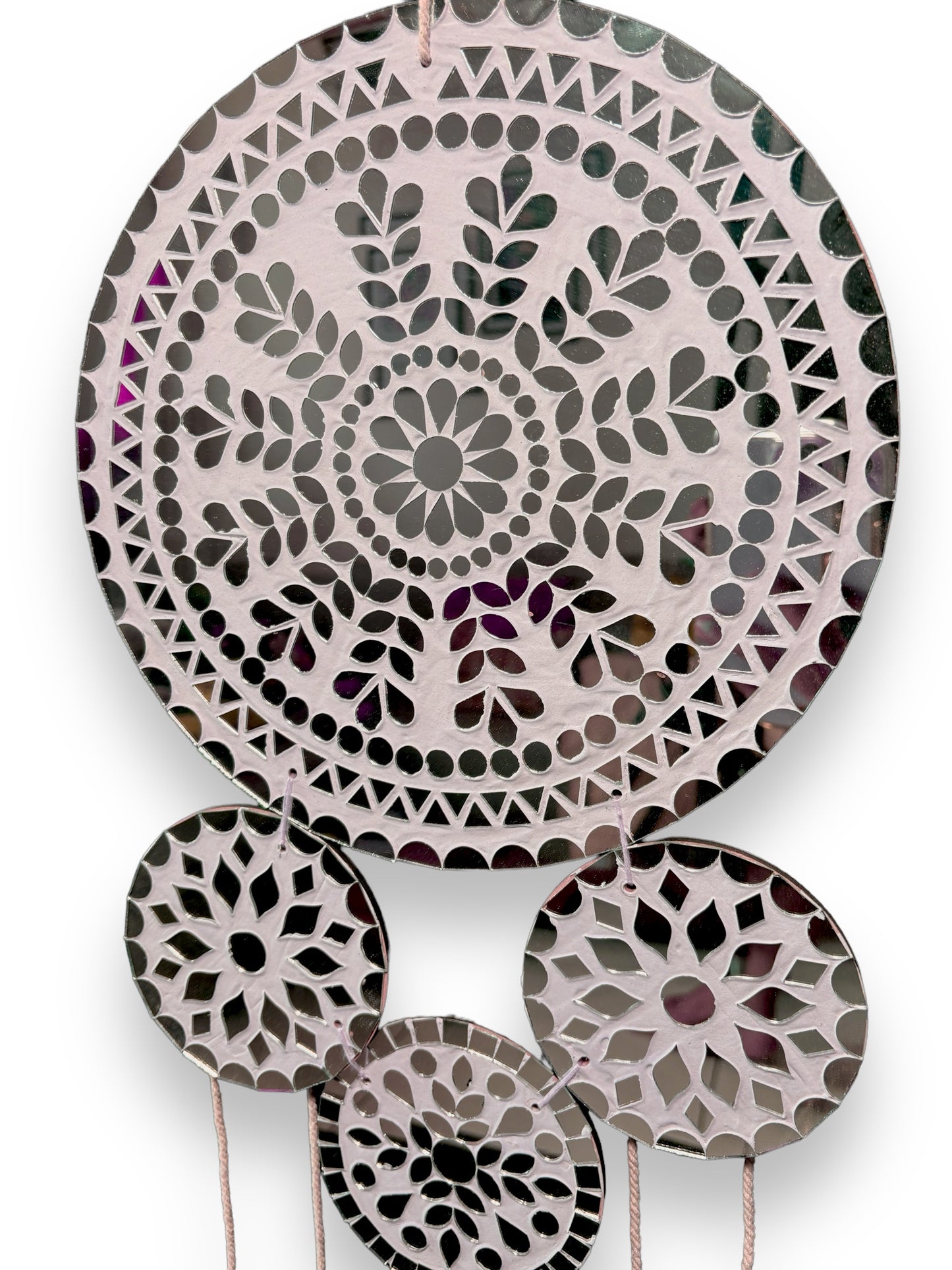 Lavender dreamcatcher wall hanging