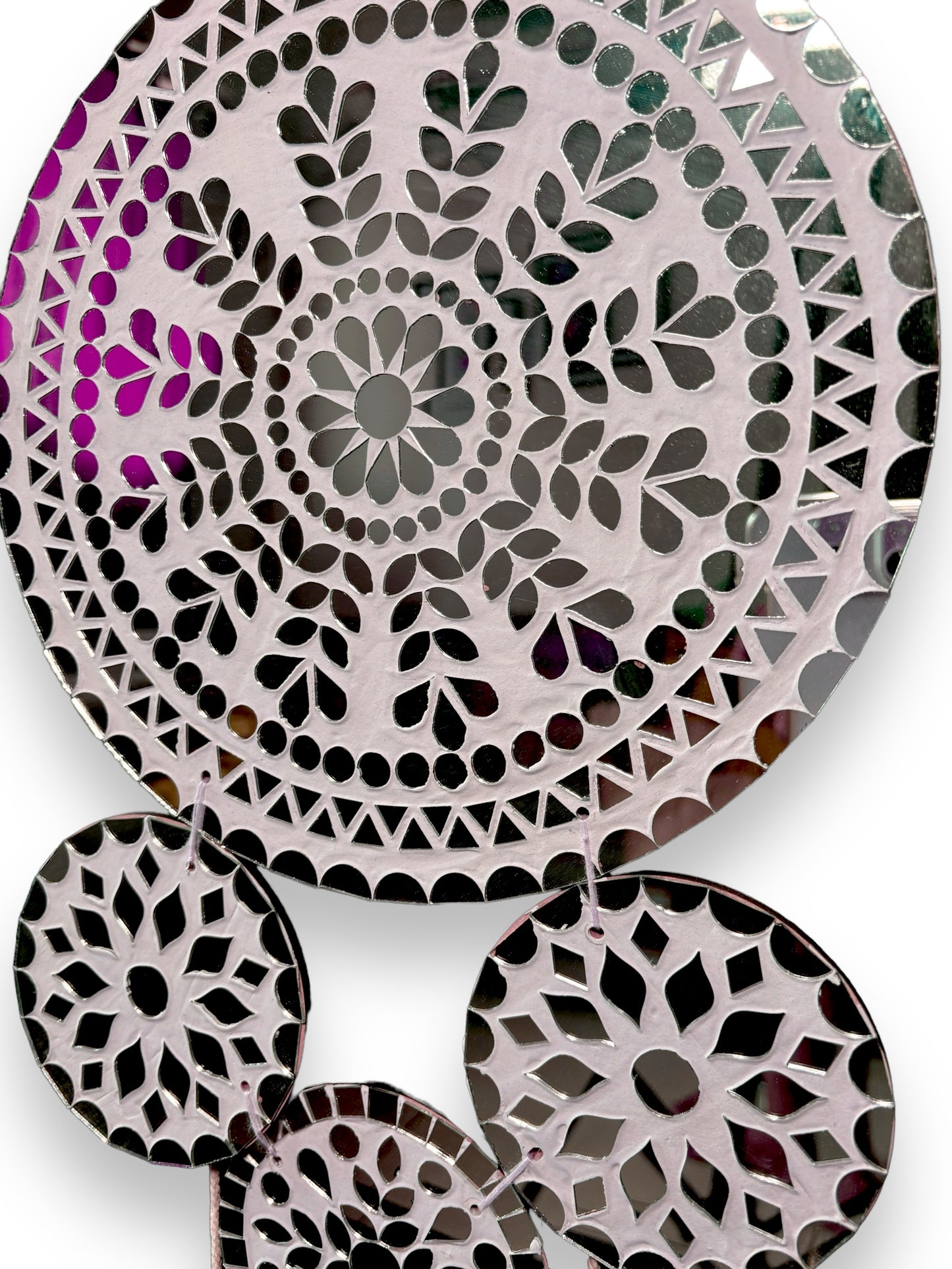 Lavender dreamcatcher wall hanging