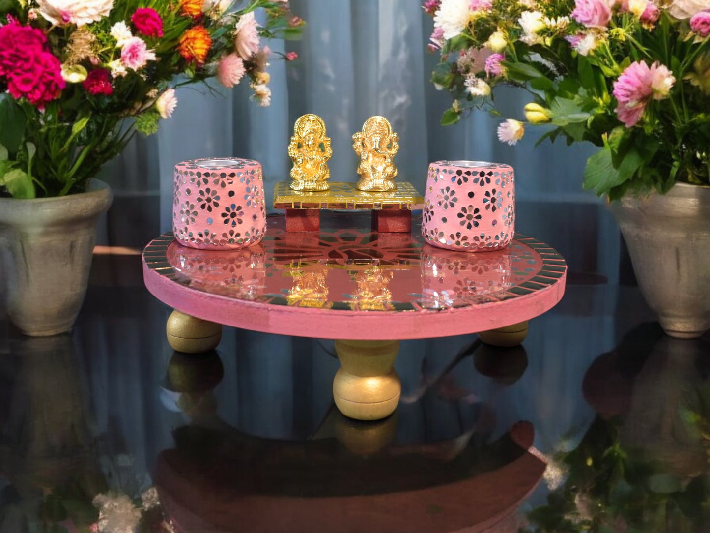 peacock Pooja Chowki