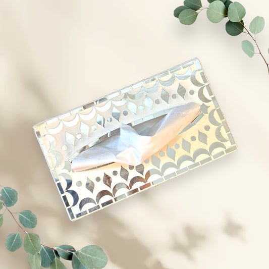 Tissue paper box white