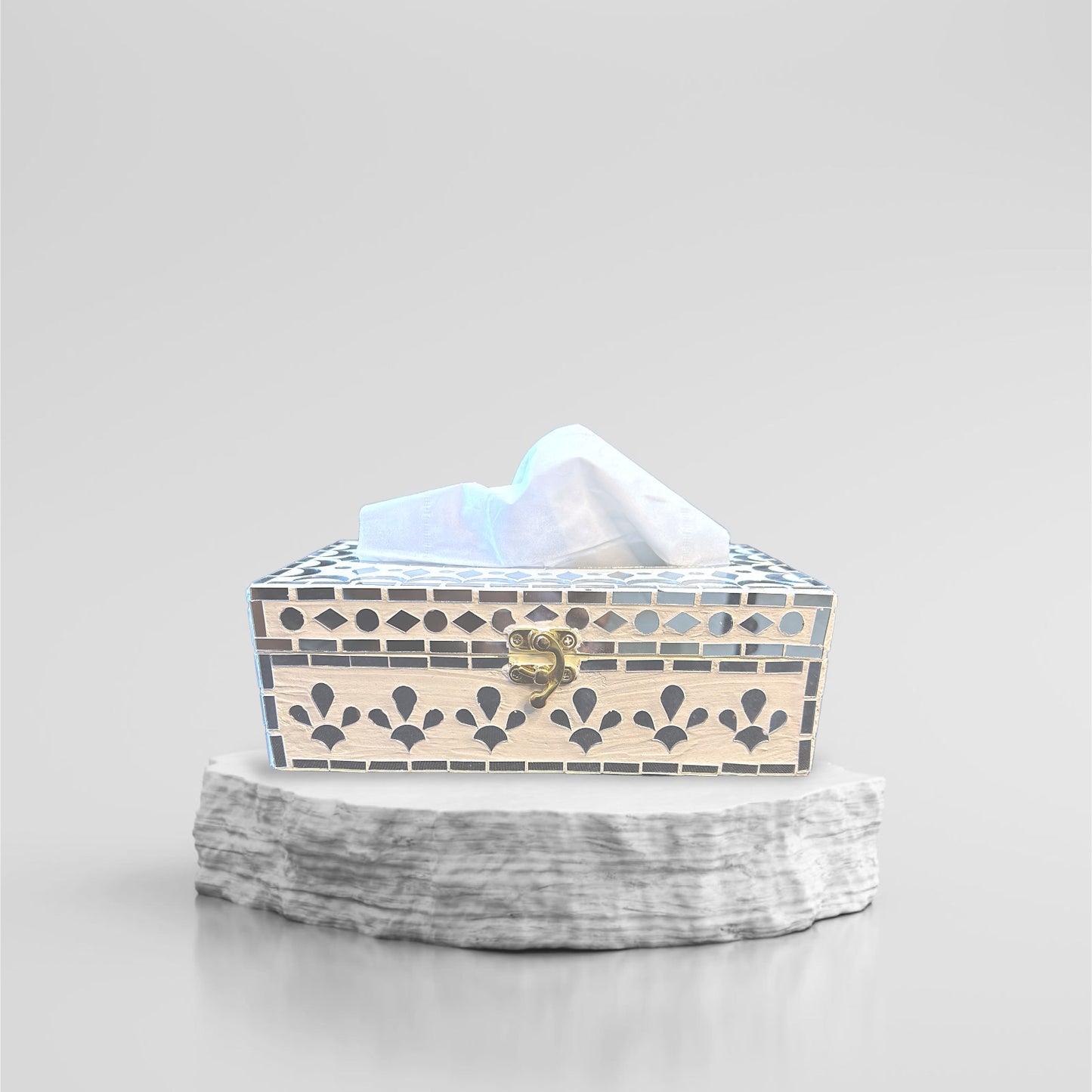 Tissue paper box white