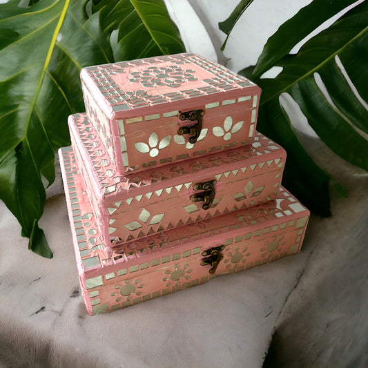 Pink jwellery box