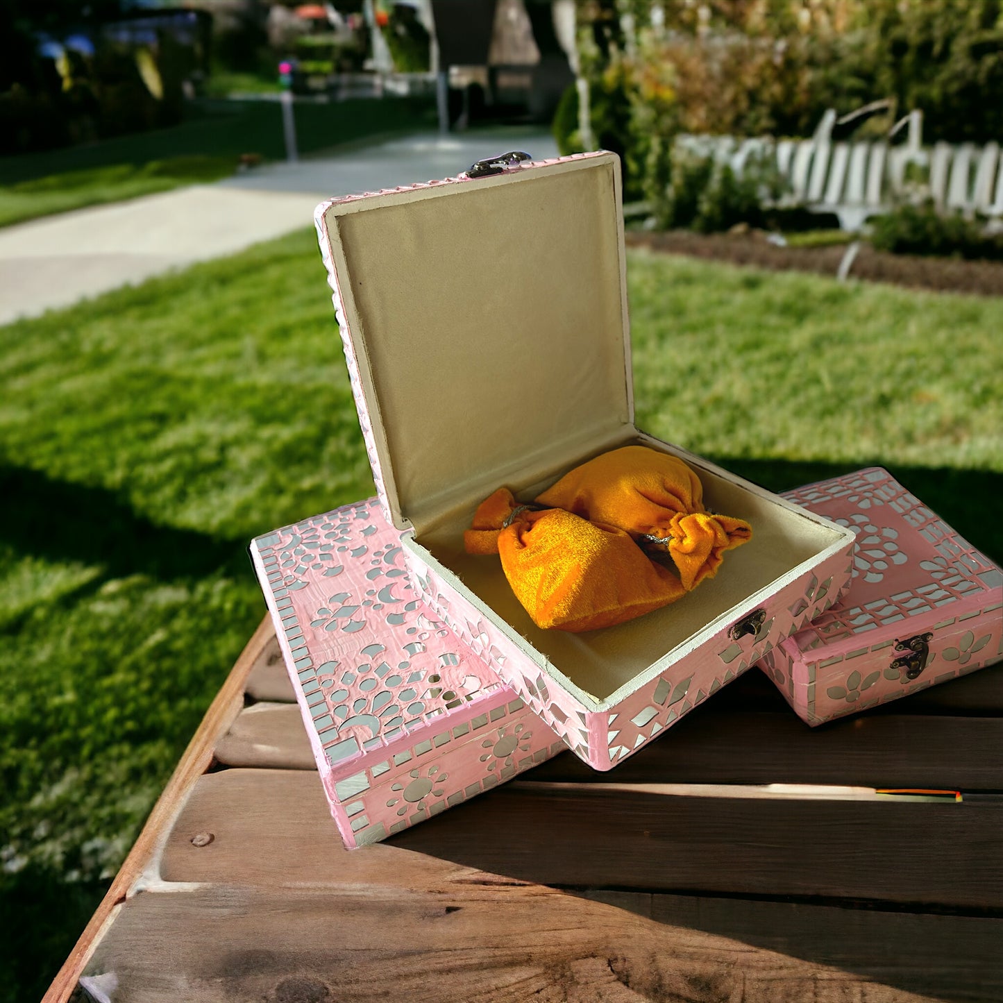 Pink jwellery box
