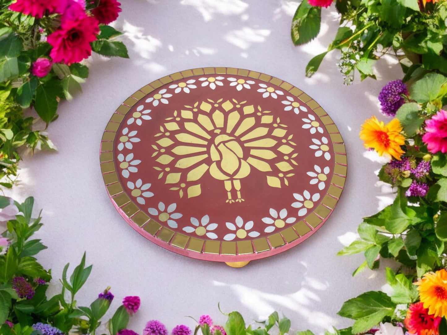 peacock Pooja Chowki